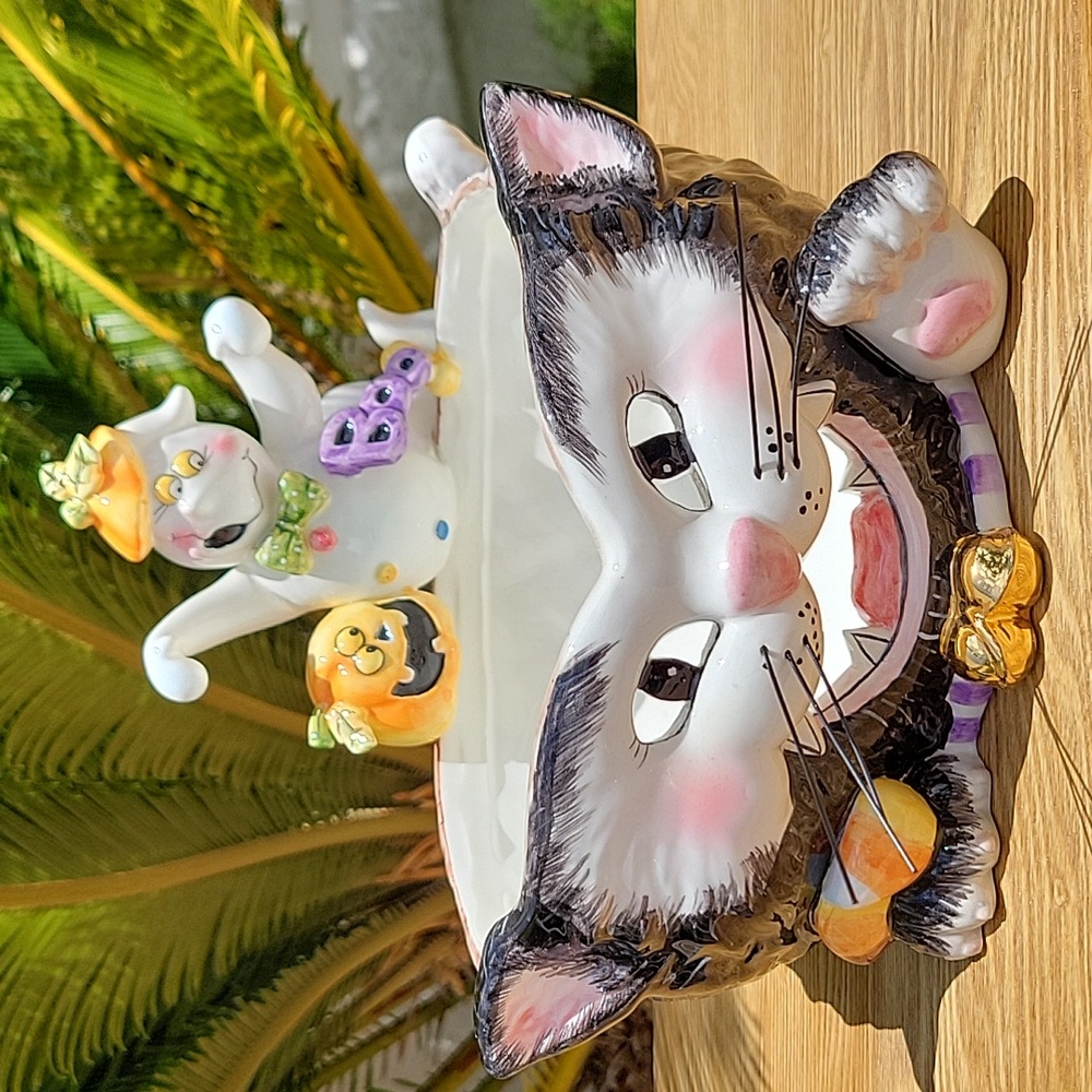 Halloween Cat Bowl
